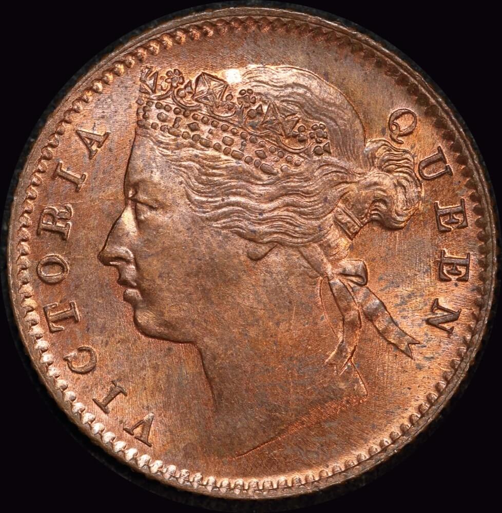 Straits Settlements 1889 Copper 1/4 Cent KM#14 PCGS MS64RB product image