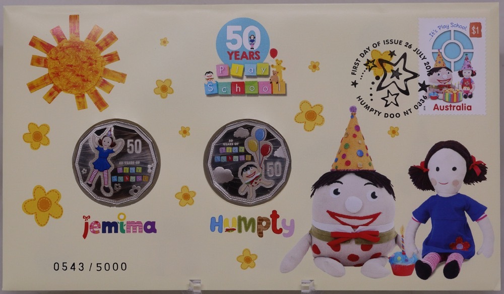 2016 50 Cent PNC Play School - Jemima and Humpty Limited Edition product image