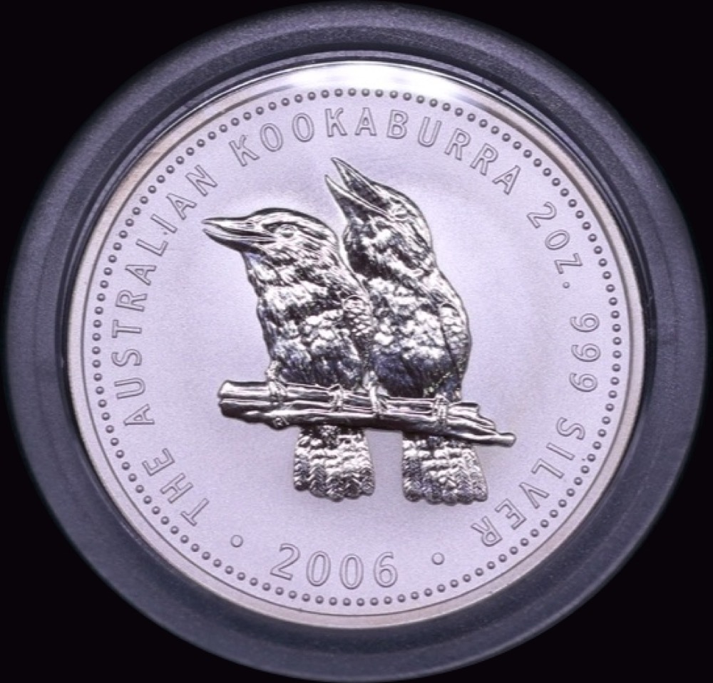 2006 Silver Two Ounce Unc Coin Kookaburra product image
