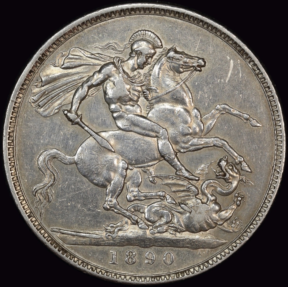 1890 Silver Crown Victoria S#3921 Extremely Fine product image