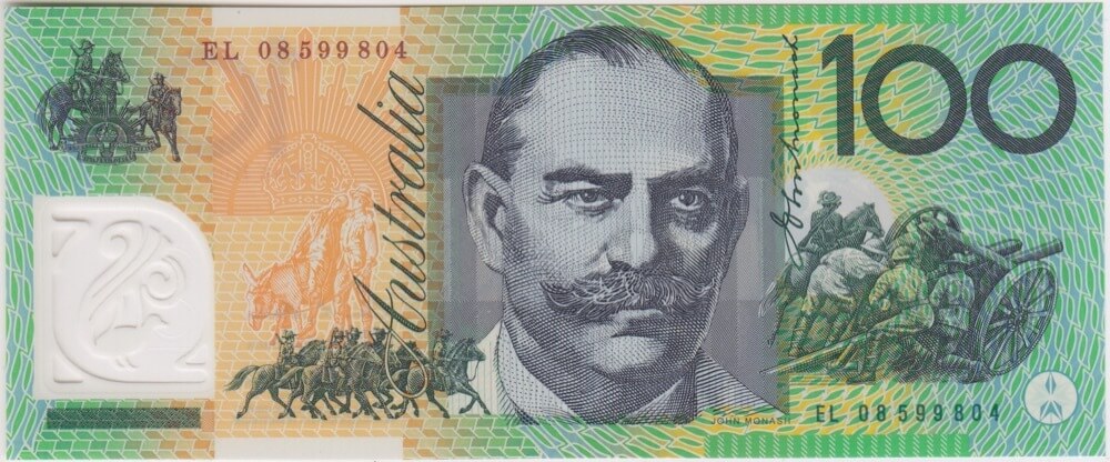 2008 $100 Note Macfarlane/Evans EL08 Last Prefix R621aL Uncirculated product image