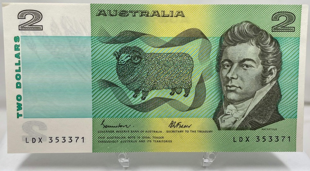 1985 Run of 25 Consecutive $2 Notes Johnston/Fraser R89 about Unc product image