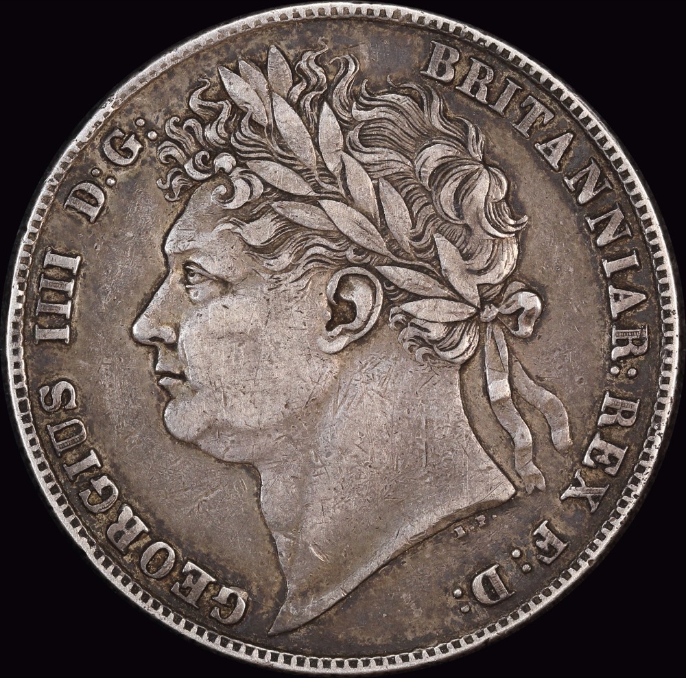 1824 Silver Halfcrown George IV S#3807 Very Fine product image