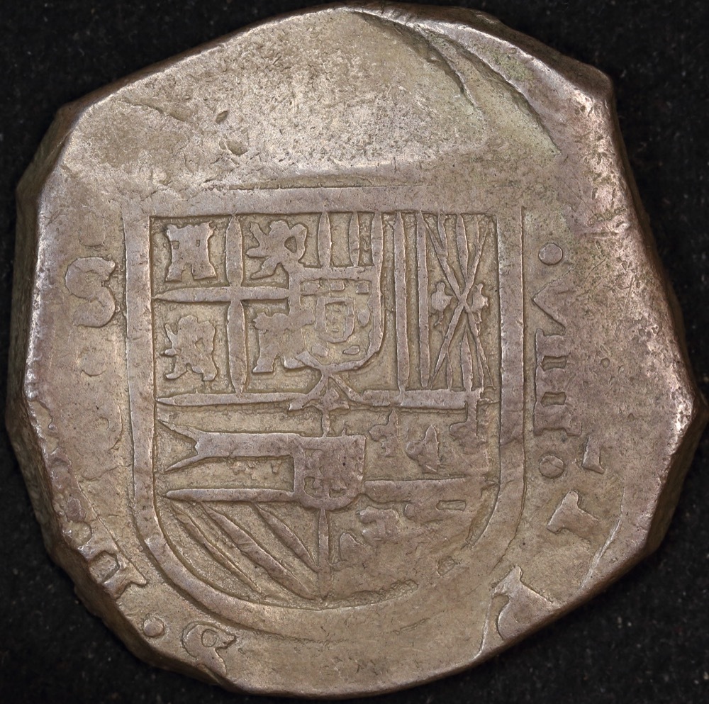 Spain 1598 ~ 1621 Silver 8 Reales KM# 54 Very Fine product image