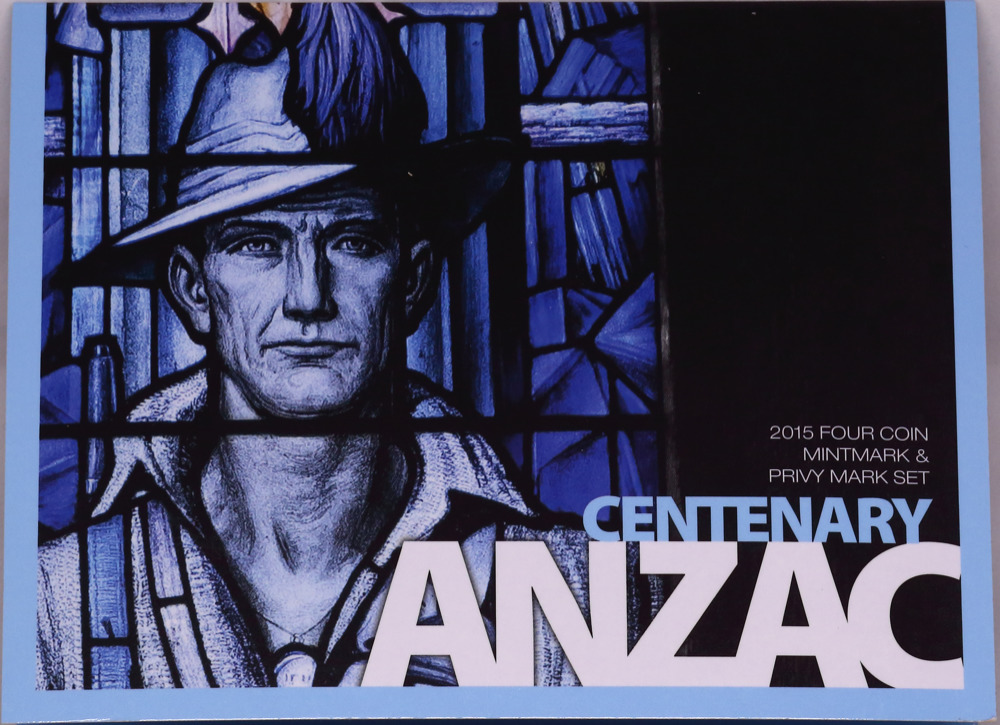 2015 Four Coin Privy Mark Set Anzac Centenary product image
