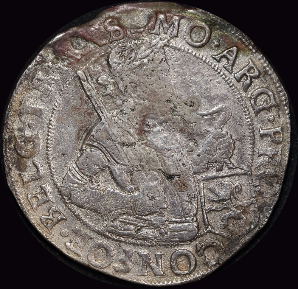 Netherlands (Overijssel) 1620 Silver Rijksdaalder Dav. 4832 Fine ex Batavia shipwreck product image