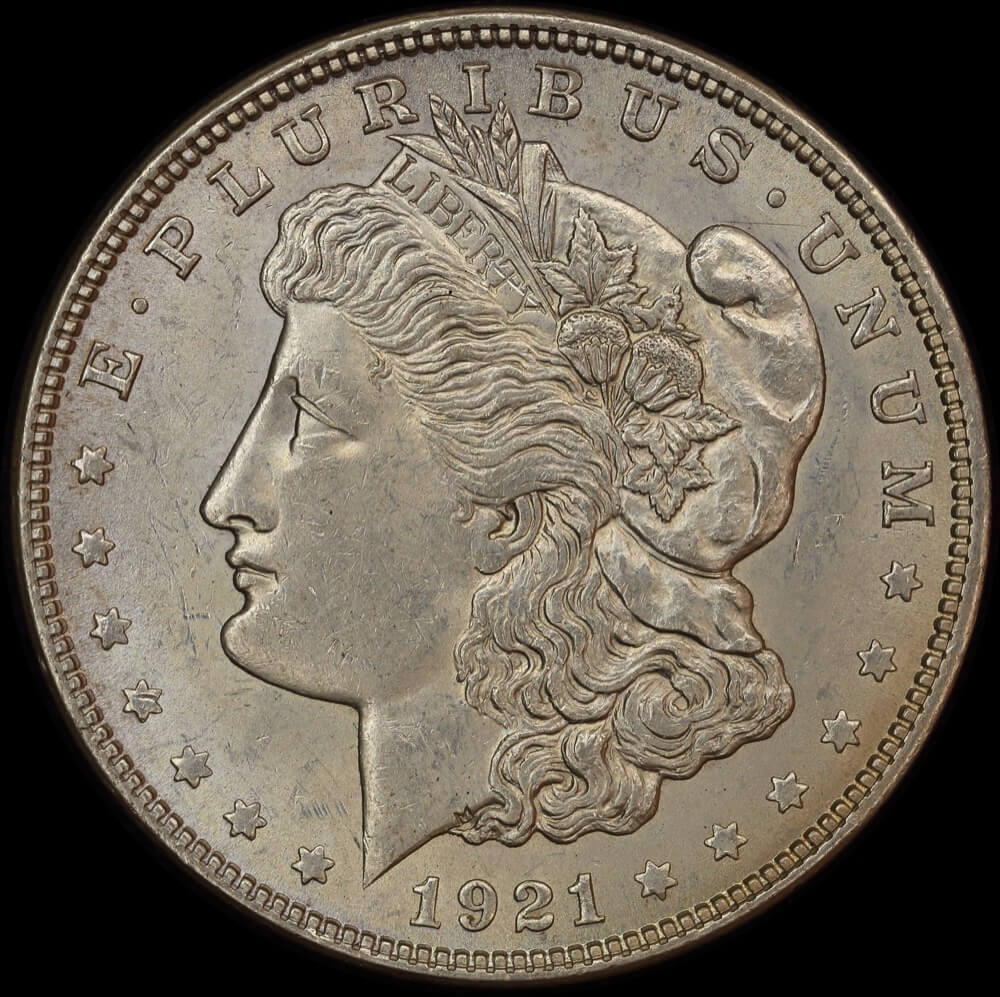 United States 1921 Silver Morgan Dollar Uncirculated product image