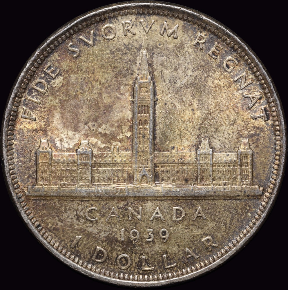 Canada 1939 Silver Dollar KM# 38 Uncirculated product image