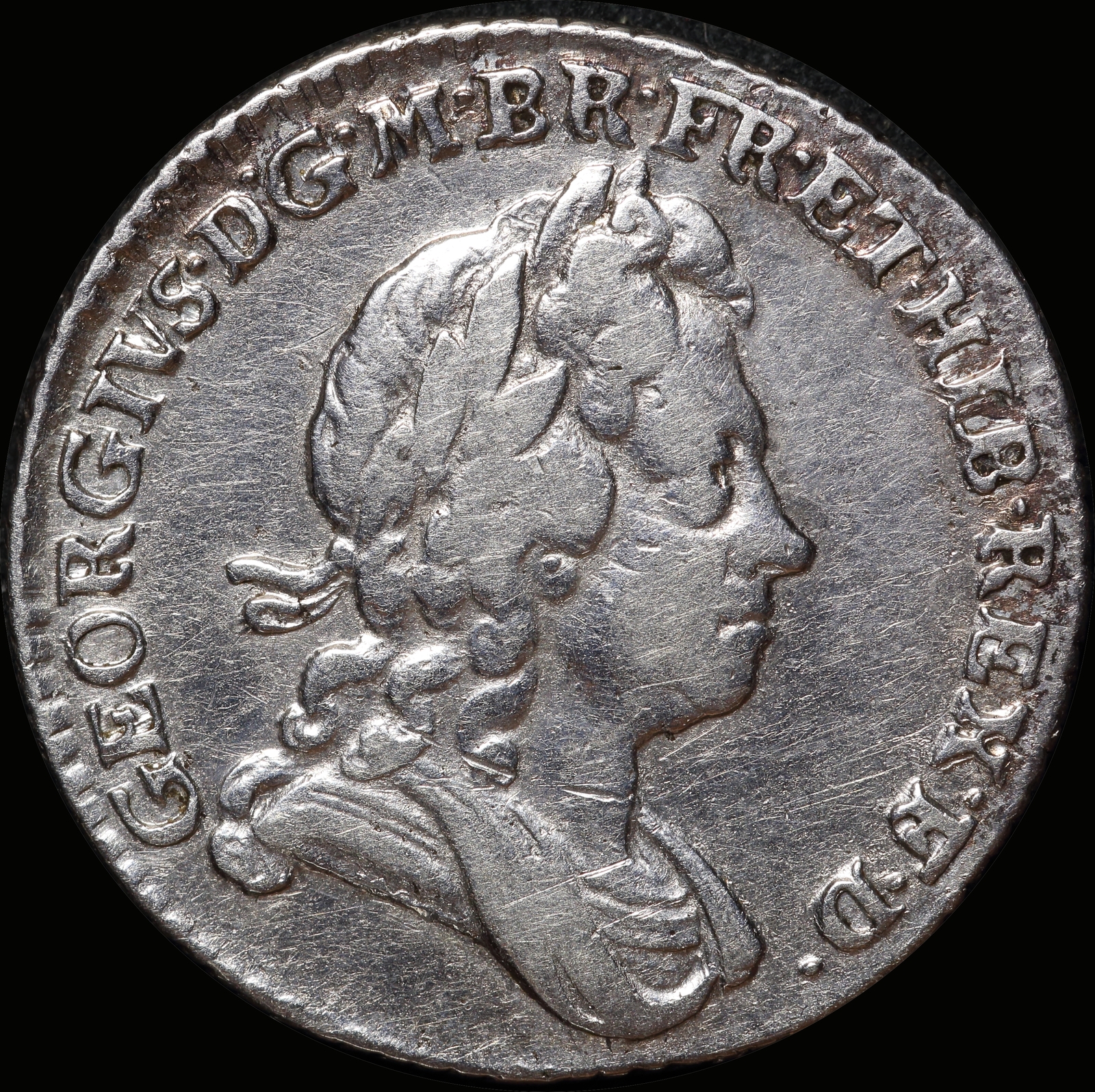 1723 Silver Sixpence George I SSC S#3652 good Fine product image