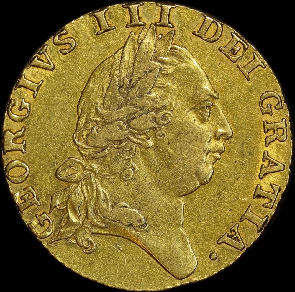 1787 Gold Guinea George III S#3729 good VF product image