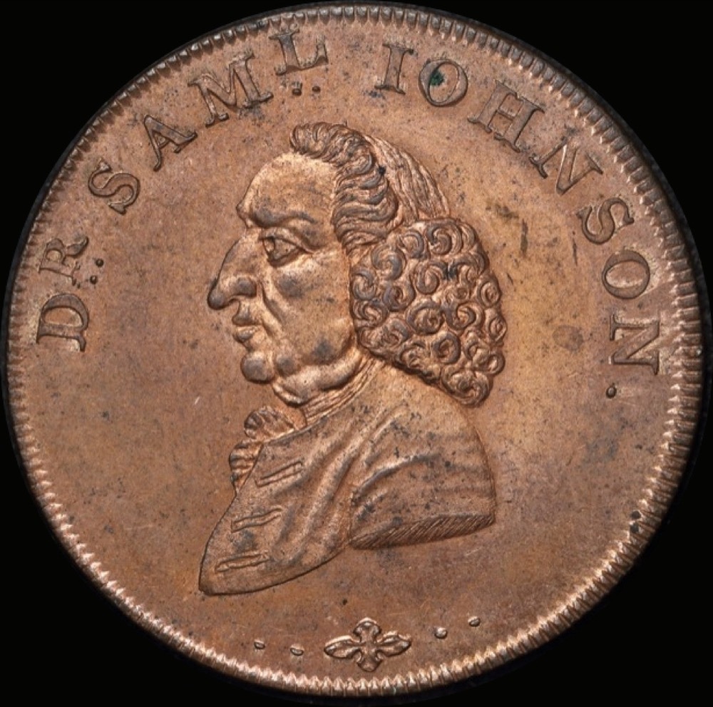 Staffordshire (Lichfield); Kempson Copper Halfpenny Token 1796 A#  FDC product image