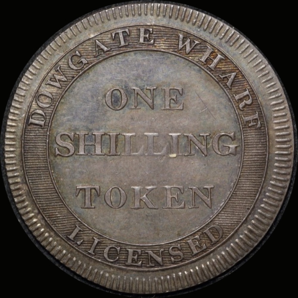 Surrey (Weybridge); Bunn Silver Shilling Token Undated A# FDC product image