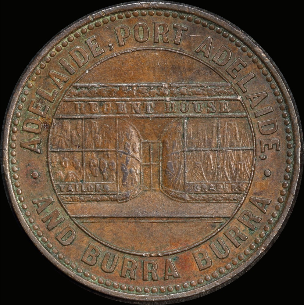 Crocker & Hamilton Copper Halfpenny Token Undated A# 83 good VF product image