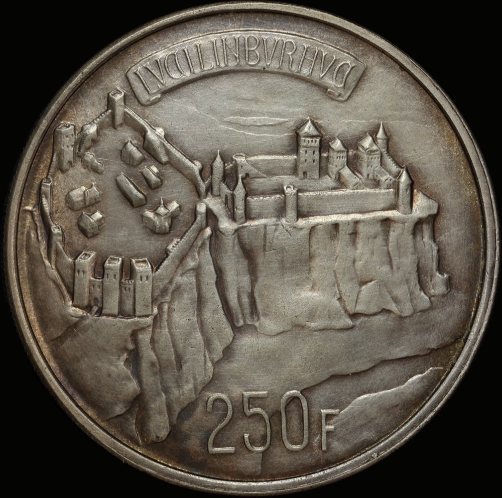 Luxembourg 1963 Silver 250 Francs KM#53.2 Choice Uncirculated product image