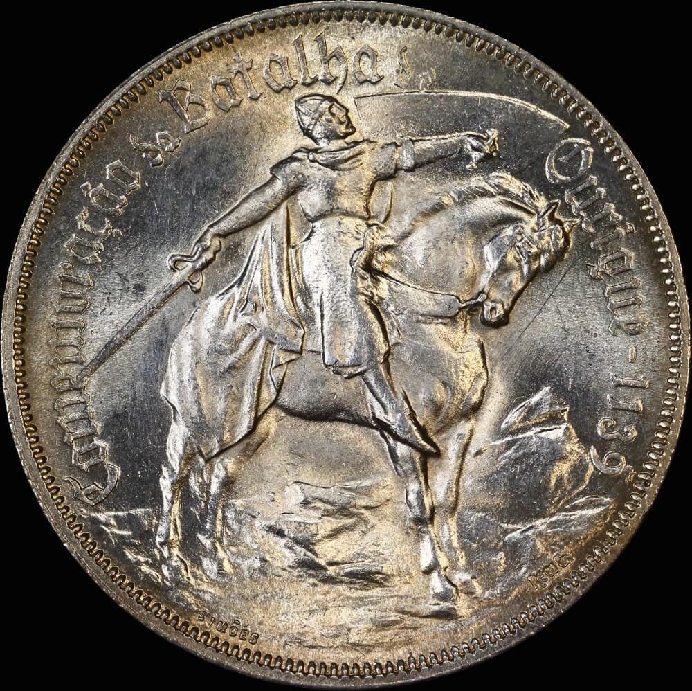 Portugal 1928 Silver 10 Escudos KM#579 Battle of Ourique Uncirculated product image