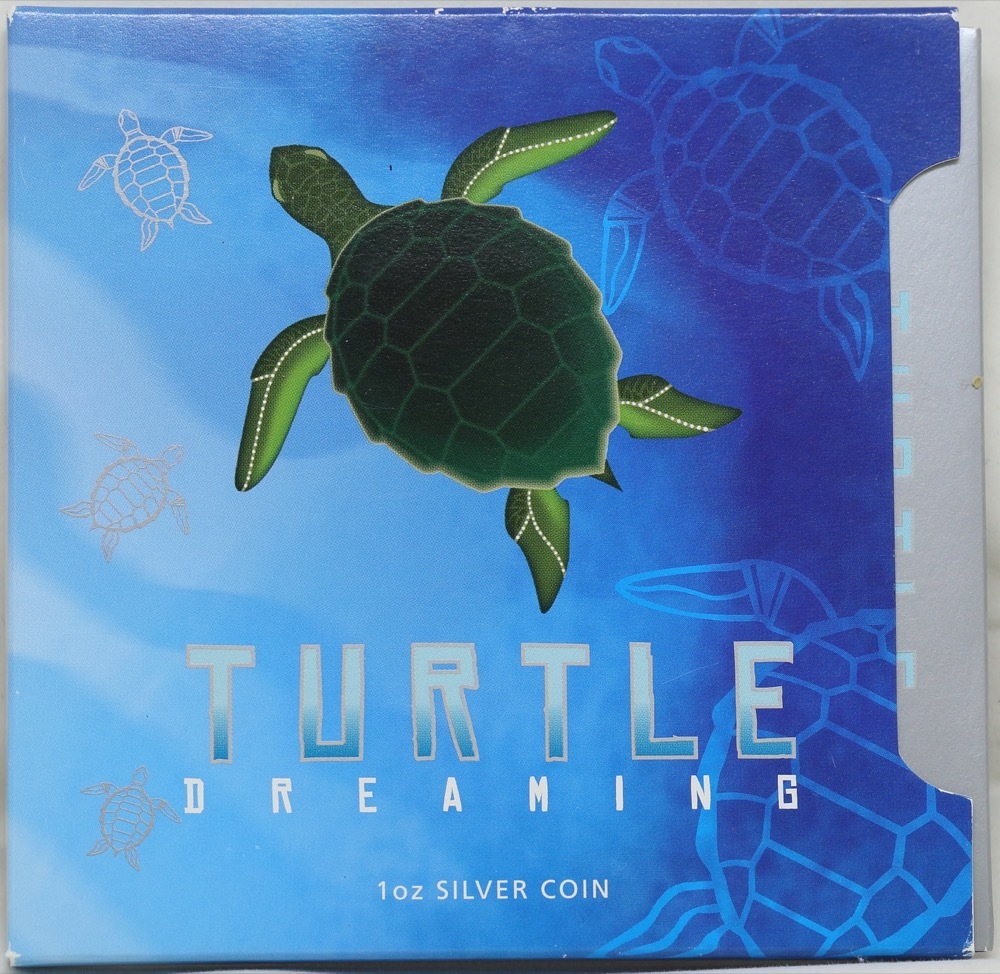 2008 Silver 1oz Proof Turtle Dreaming product image