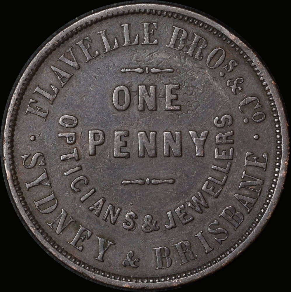 Flavelle Bros & Co Copper Penny Unknown A# 135 Very Fine product image
