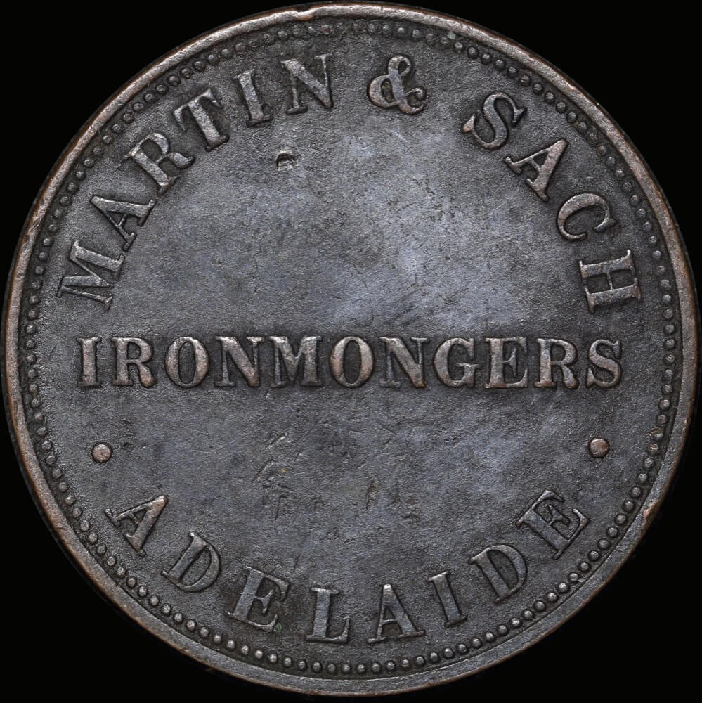 Martin & Sach Copper Penny Unknown A# 350 about VF product image