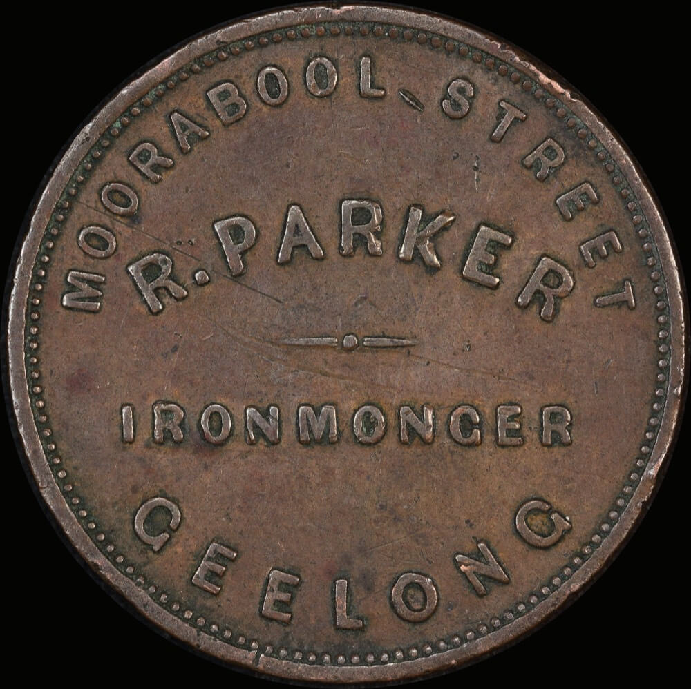 Parker R Copper Penny Unknown A# 410 about VF product image