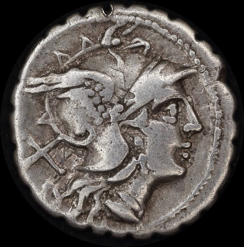 Ancient Rome (Republic) 209 BC Anonymous Silver Denarius Dioscuri RRC 79/1 about VF product image