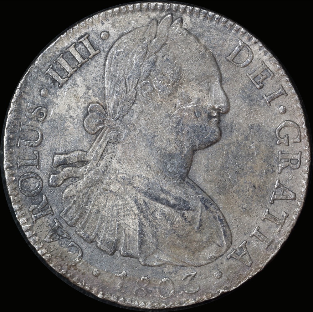 Mexico 1803 Silver 8 Reales KM#109 Good Fine product image