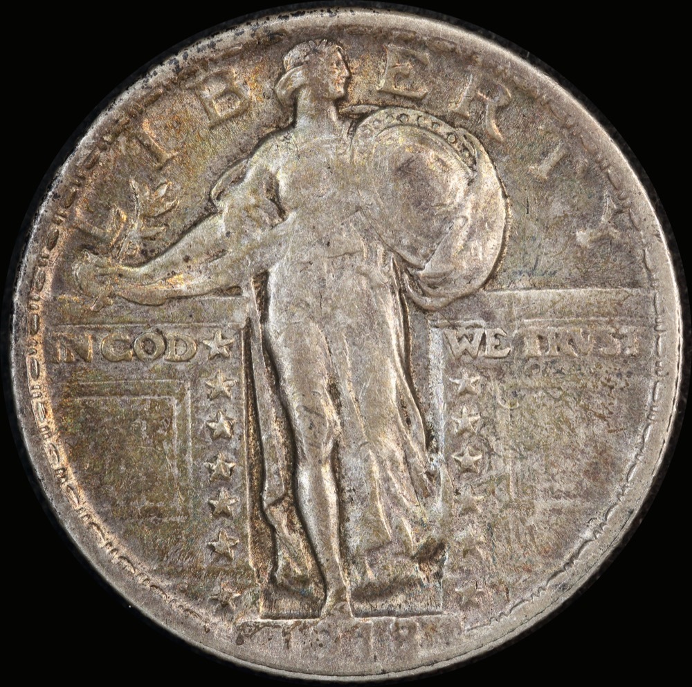 United States 1918 Silver Standing Liberty Quarter Extremely Fine product image