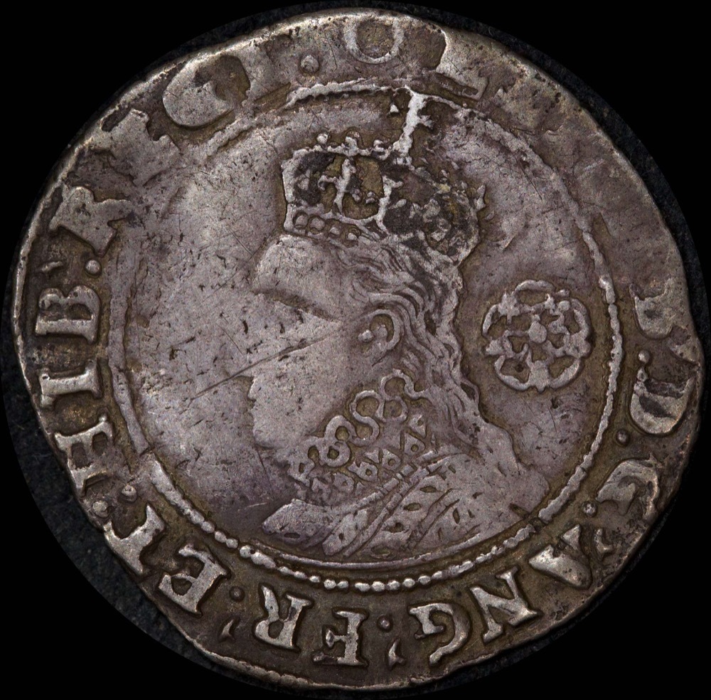 1600 Silver Sixpence Elizabeth I S#2578b good Fine product image