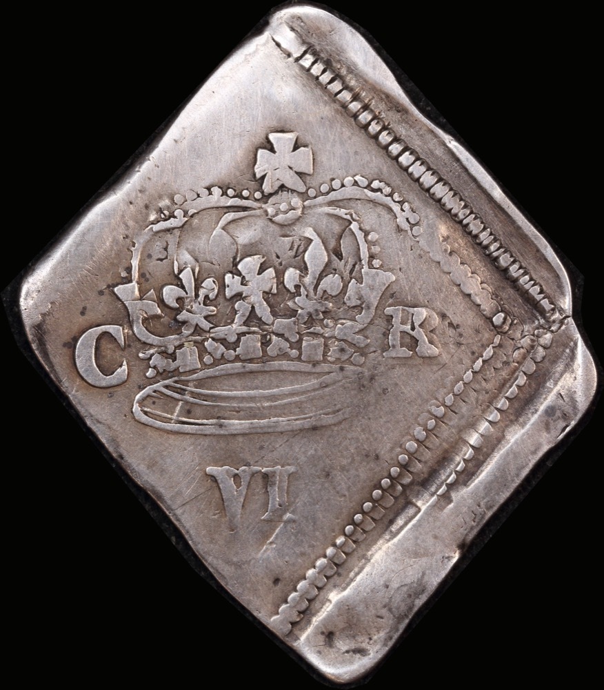 1646 Silver Sixpence Newark Siege S#3146 about VF product image
