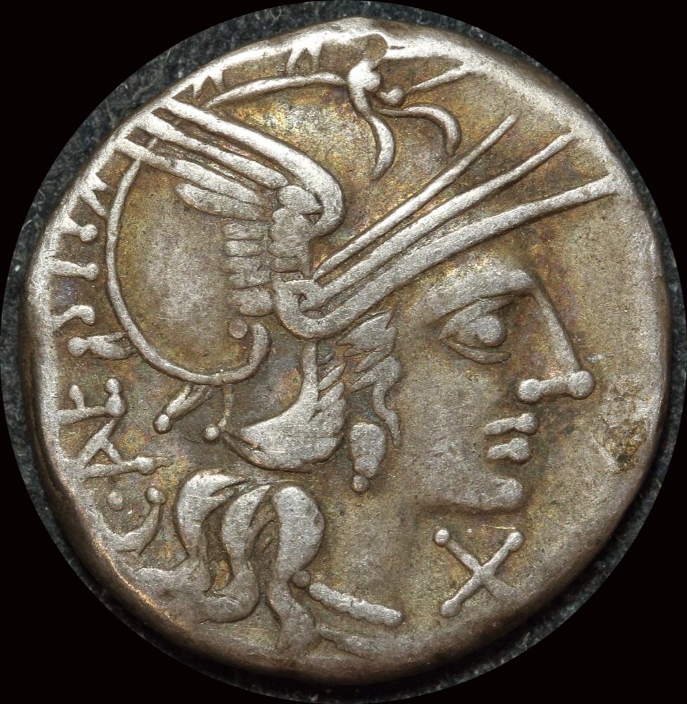 Ancient Rome (Imperial) 146 BC C. Antestius Silver Denarius Dioscuri RRC 219/1e Very Fine product image
