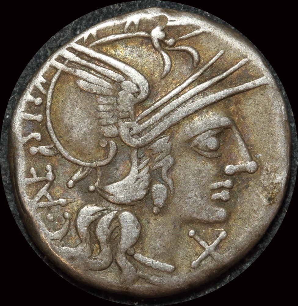 Ancient Rome (Imperial)  146 BC  C. Antestius Silver Denarius Dioscuri  RRC 219/1e Very Fine product image