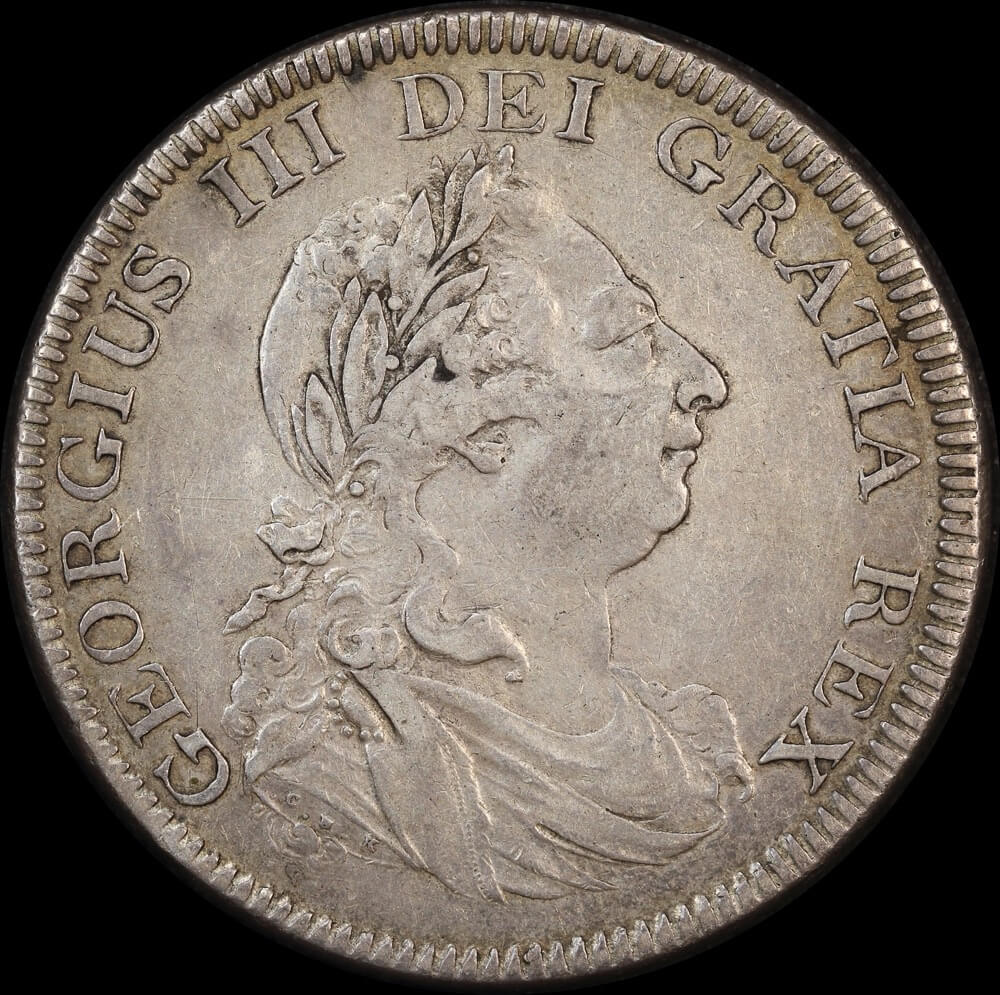 1804 Bank of England Silver Dollar / 5 Shillings George III S#3768 about VF product image