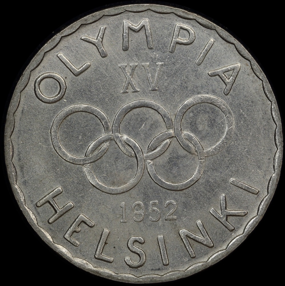 Finland 1952 Silver 500 Markkaa KM# 35 Uncirculated product image
