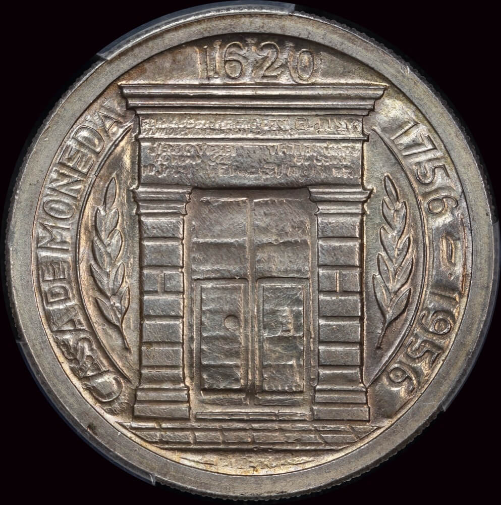 Colombia 1956 Silver Peso KM# 216 PCGS MS66 product image