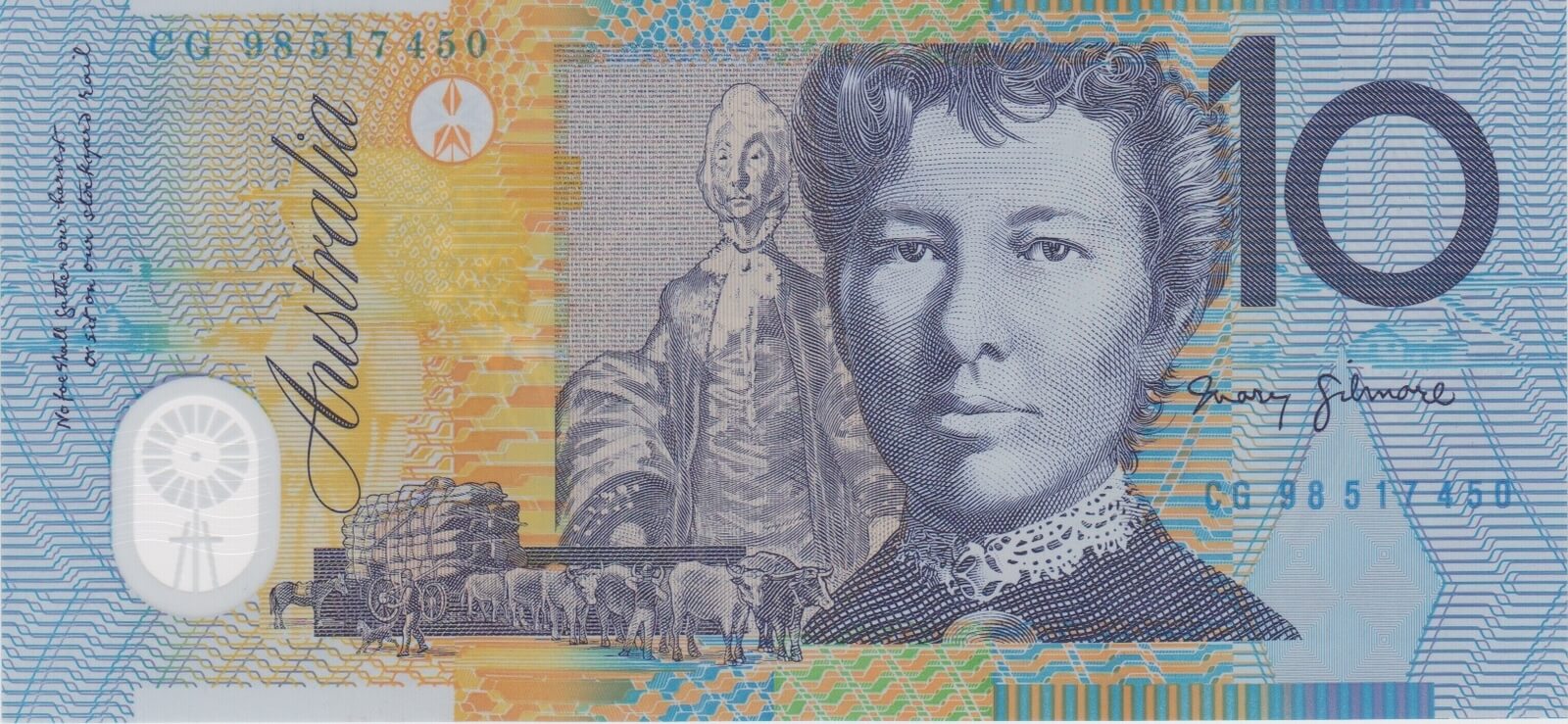 1998 $10 Note MacFarlane/Evans Standard Prefix R318c Uncirculated product image