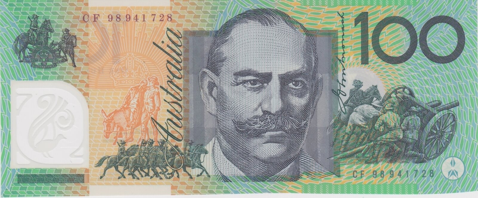 1998 $100 Note Macfarlane/Evans CF98 Last Prefix R618aL Uncirculated product image