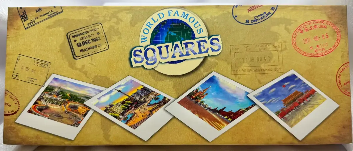 Tuvalu 2013 Silver $1 Proof 4-Coin Set – World Famous Squares product image