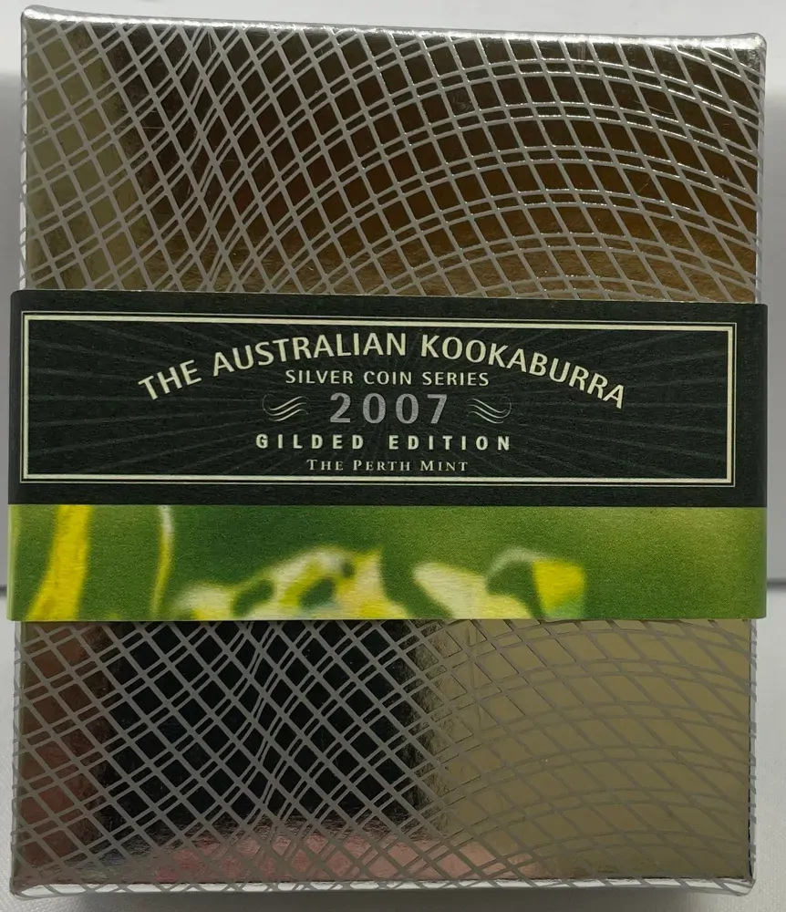 2007 Silver 1 Ounce Gilded Coin Kookaburra product image