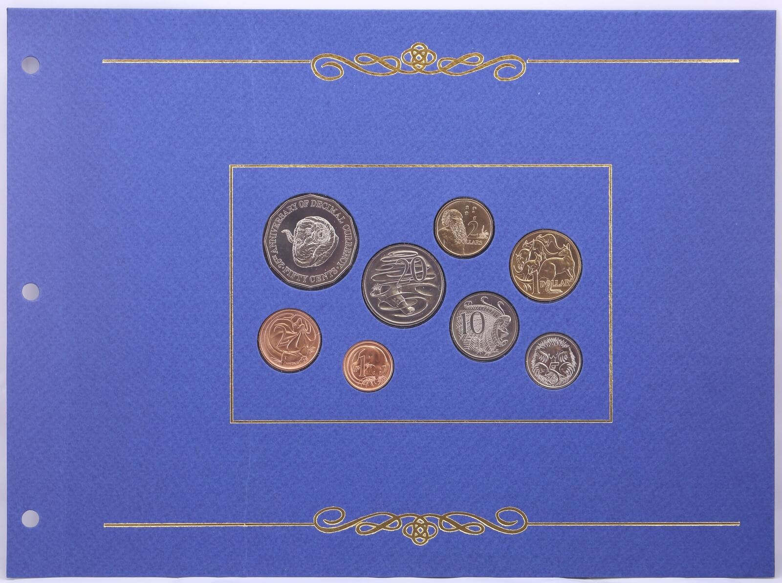 1991 Decimal Coin and Note Set 25th Anniversary of Decimal Currency Uncirculated product image