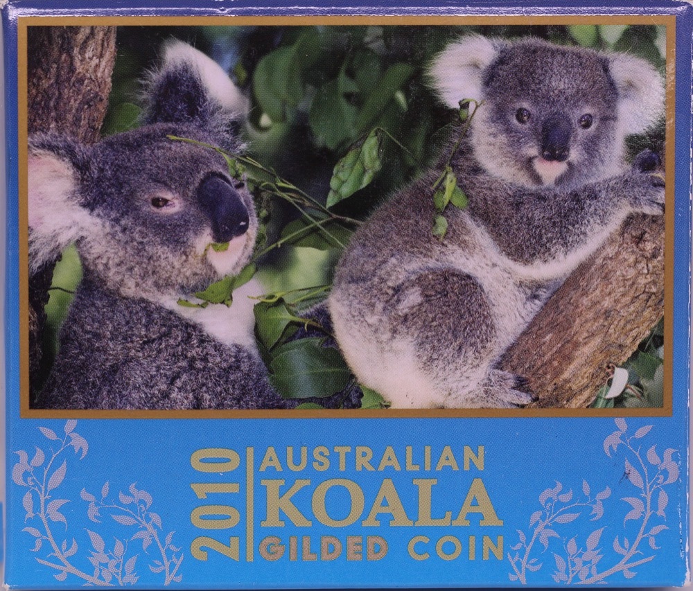 2010 Silver 1oz Gilded Koala Uncirculated product image