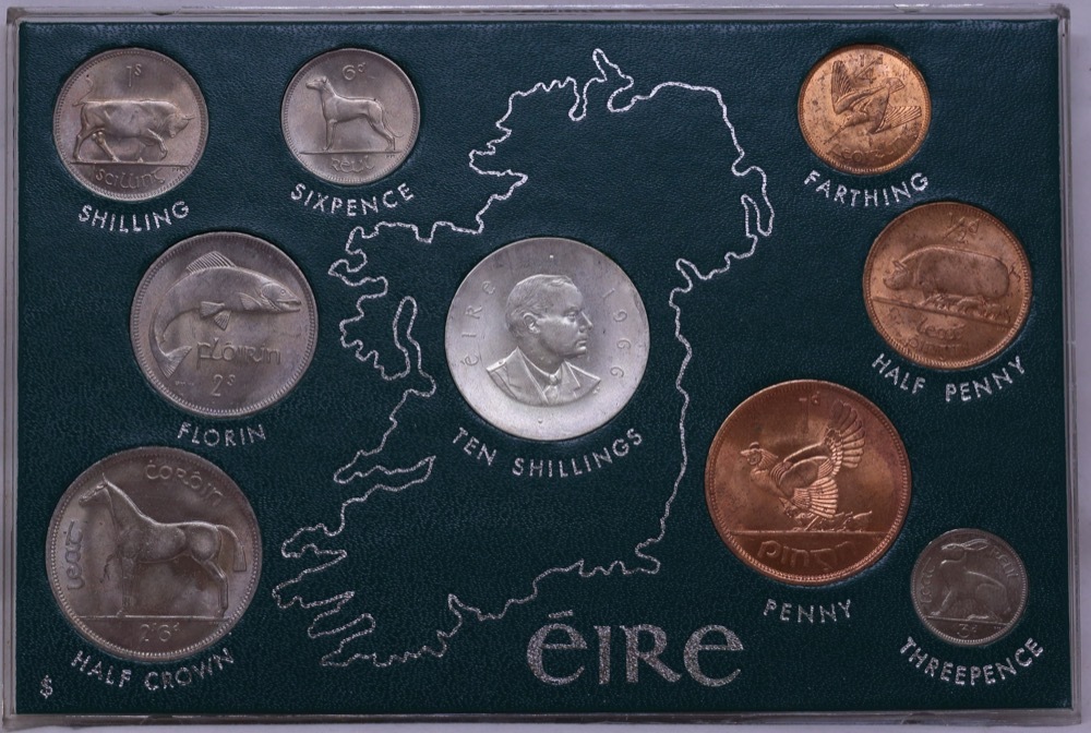 Ireland, Republic 1966  Uncirculated Mint Coin Set KM# MS2 Uncirculated product image