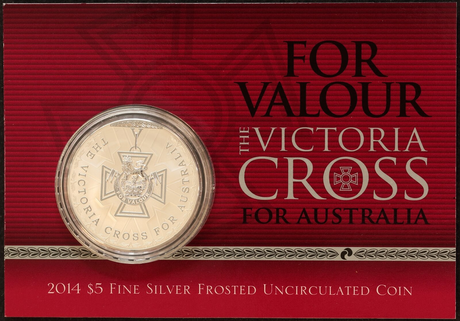 2014 $5 Silver Frosted Uncirculated Coin Victoria Cross product image