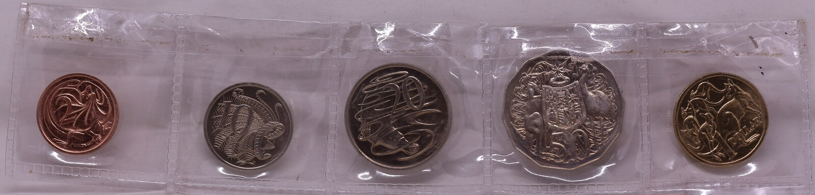 Australia 1987 Set of 5 Uncirculated Coins ex Mint set ($1, 50c, 20c, 10c and 2c) product image