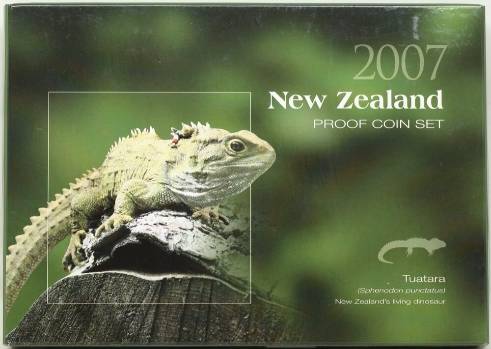 New Zealand 2007 Proof Coin Set Tuatara product image
