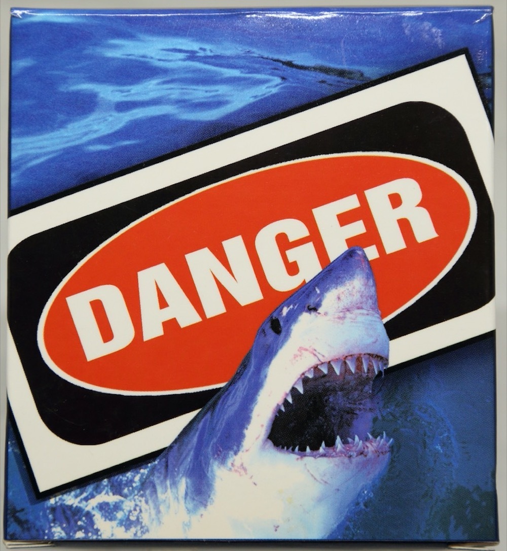 Tuvalu 2007 Silver 1 Ounce Great White Shark Coin - Deadly and Dangerous product image