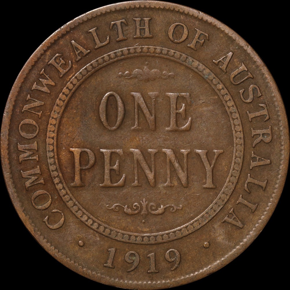 1919 Penny Double Dot Very Good product image