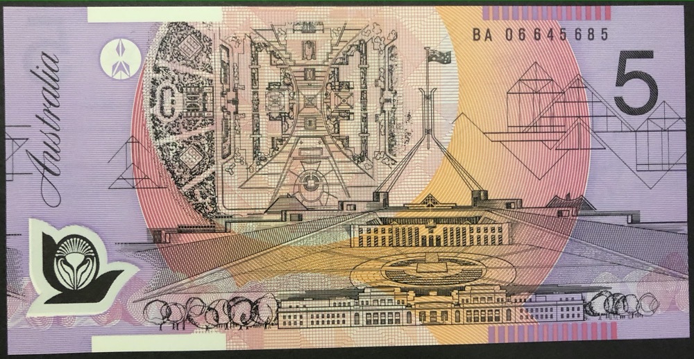 2006 $5 Note McFarlane/Henry BA06 First Prefix 220dF Uncirculated product image
