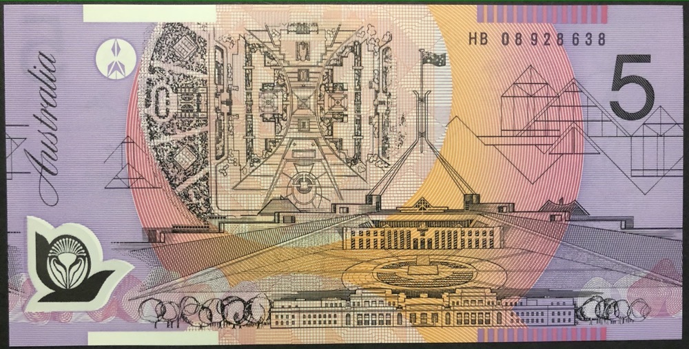 2008 $5 Note Stevens/Henry HB08 Last Prefix 221bL Uncirculated product image