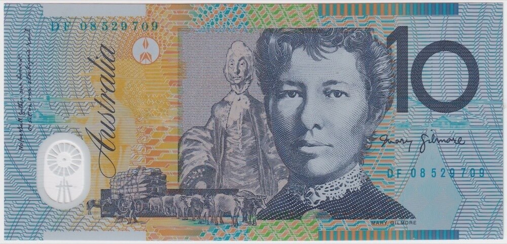 2008 $10 Note Stevens/Henry DF08 Last Prefix 321bL Uncirculated product image
