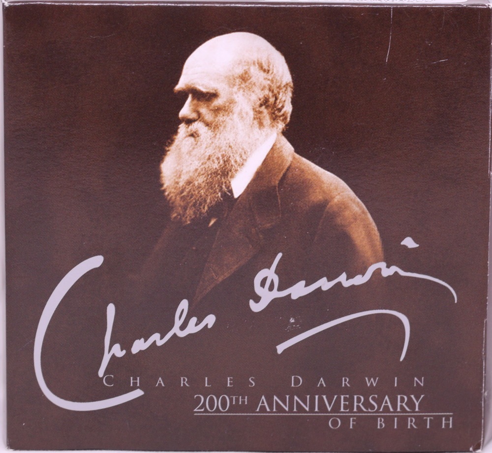 2009 Silver 1oz Proof 200th Anniversary of the Birth of Charles Darwin product image