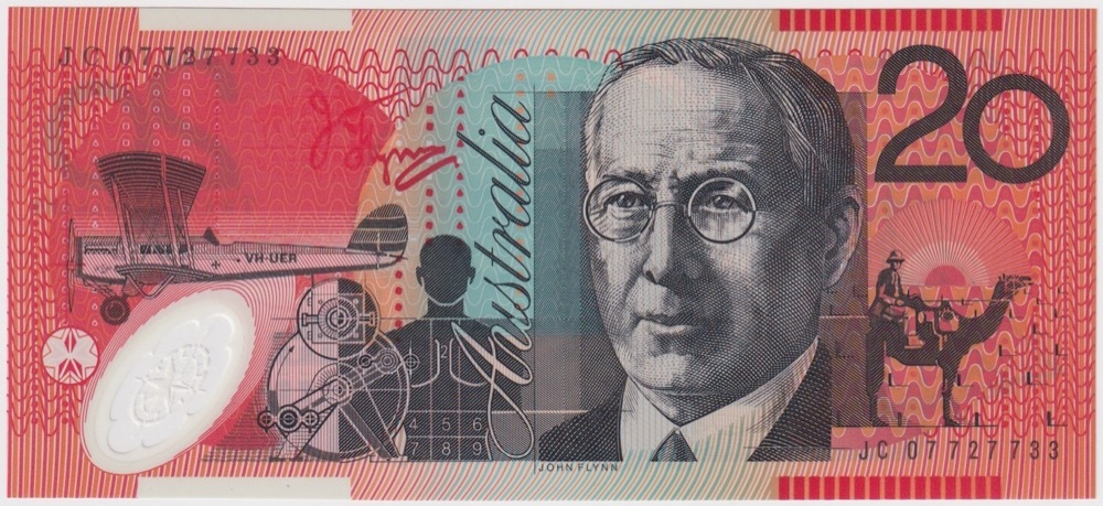 2007 $20 Note Stevens/Henry JC07 Last Prefix 421aL Uncirculated product image